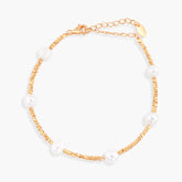MIA GOLD CHIP PEARL BRACELET