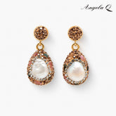 TOPANGA BAROQUE PEARL STATEMENT EARRINGS-400050N