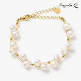 GOLDEN COAST PEARL LAYERING BRACELET-200023N
