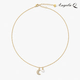LUNA COVE - PEARL MOON NECKLACE