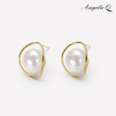 SOLANA ORBIT - PEARL STUD EARRINGS