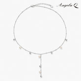 TIDE LINE - PEARL DROP STATION NECKLACE