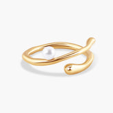 TIANA TWIST PEARL RING