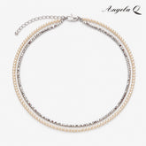 MONTECITO - DOUBLE STRAND PEARL CHOKER