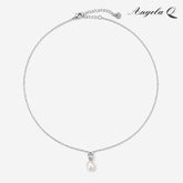 OCEANSIDE - CZ PEARL DROP NECKLACE
