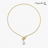 GOLDEN BAY - GOLD RESIN CHARM NECKLACE
