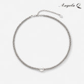 PALISADES - SILVER ROPE CHOKER
