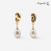 MONTECITO Drop Shape Artificial Gemstone Pearl Drop Earrings-400045L