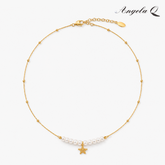 CAPRI - LAPIS AND PEARL NECKLACE
