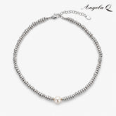 PALISADES - SILVER ROPE CHOKER