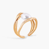 CELINA SCULPTURE STATEMENT PEARL RING