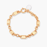 JOLENE CHAIN LINK PEARL BRACELET