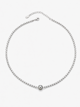 Silver Nugget Pearl Necklace