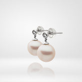 AngelaQ pearl jewelry, pearl earrings