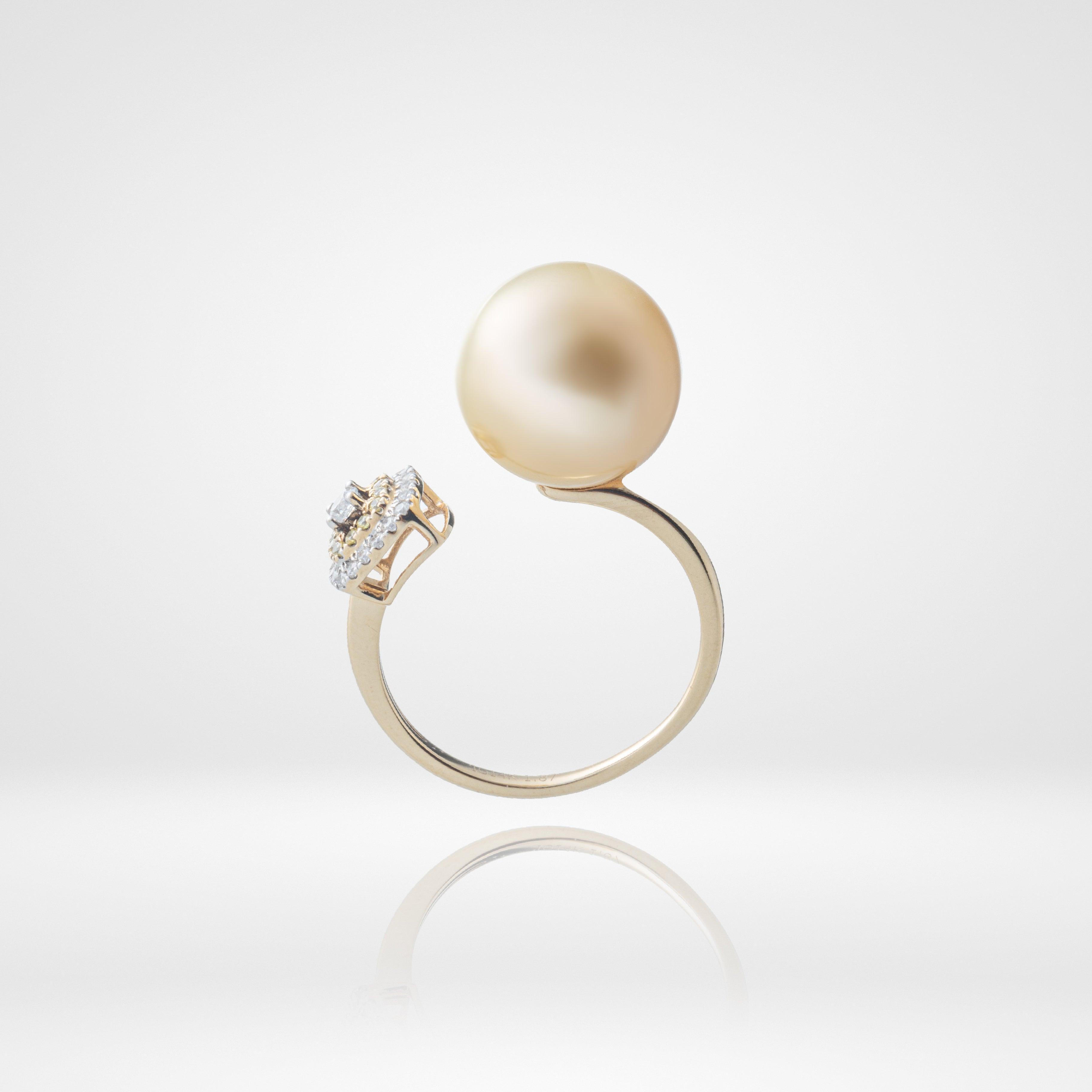 AngelaQ pearl jewelry, pearl ring