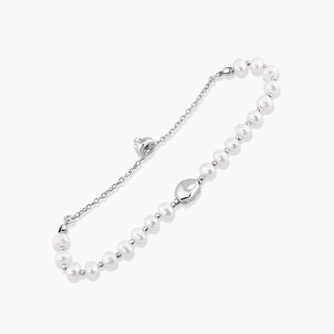 ROCK & PEARL ADJUSTABLE BRACELET