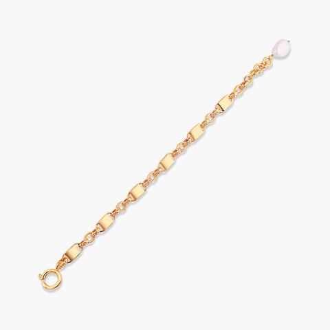 JOLENE CHAIN LINK PEARL BRACELET