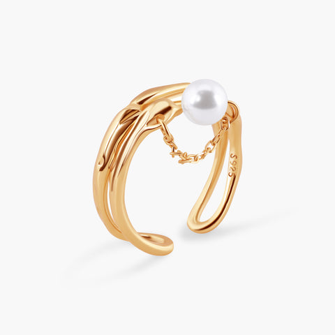 GONE TO HOLLYWOOD - PEARL RING