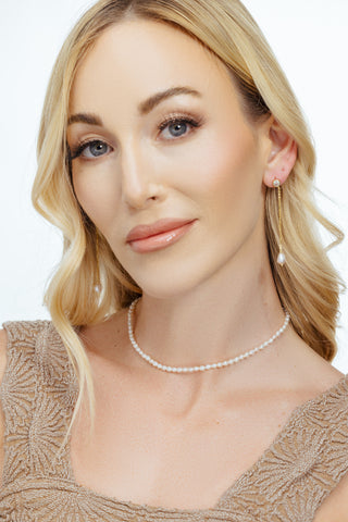 CALIFORNIA GIRL RICE PEARL NECKLACE