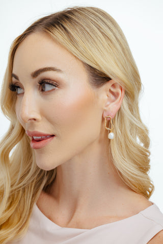 MOD PEARL DROP EARRINGS