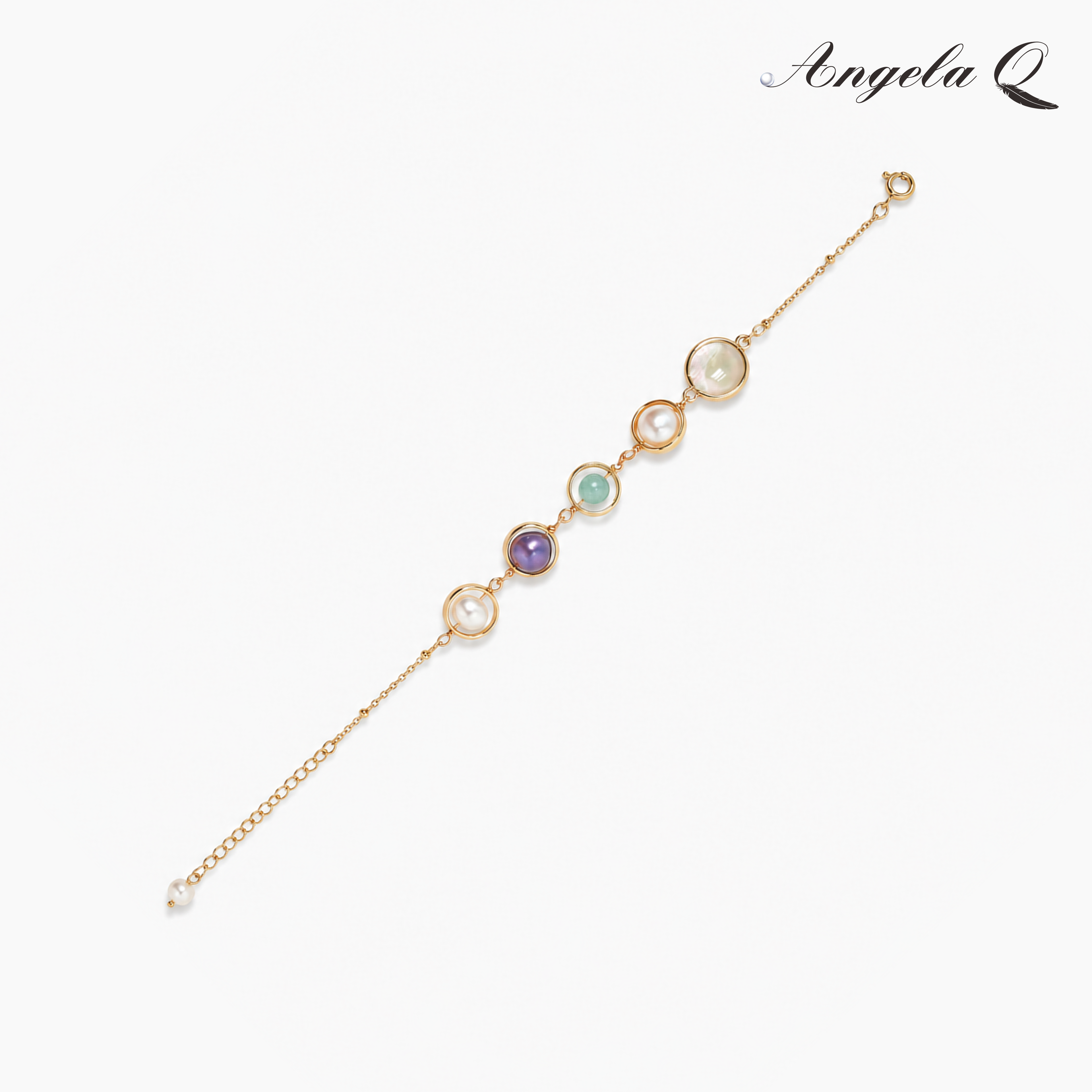 LAGUNA COVE - SHELL GEMSTONE BRACELET