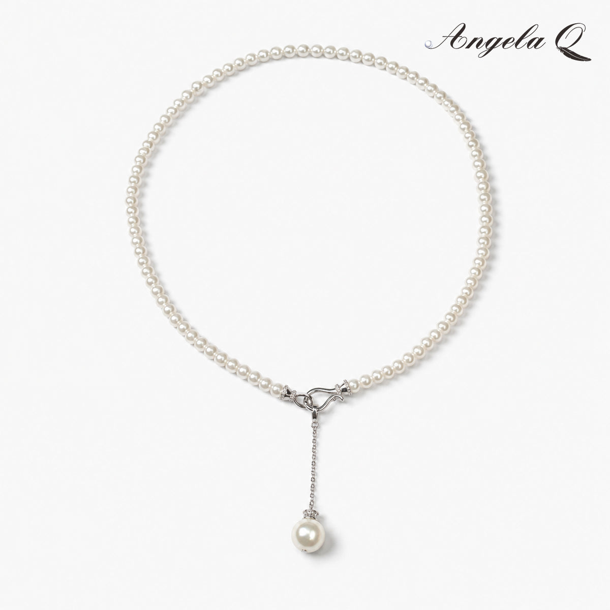 SEASIDE - PEARL LARIAT NECKLAC
