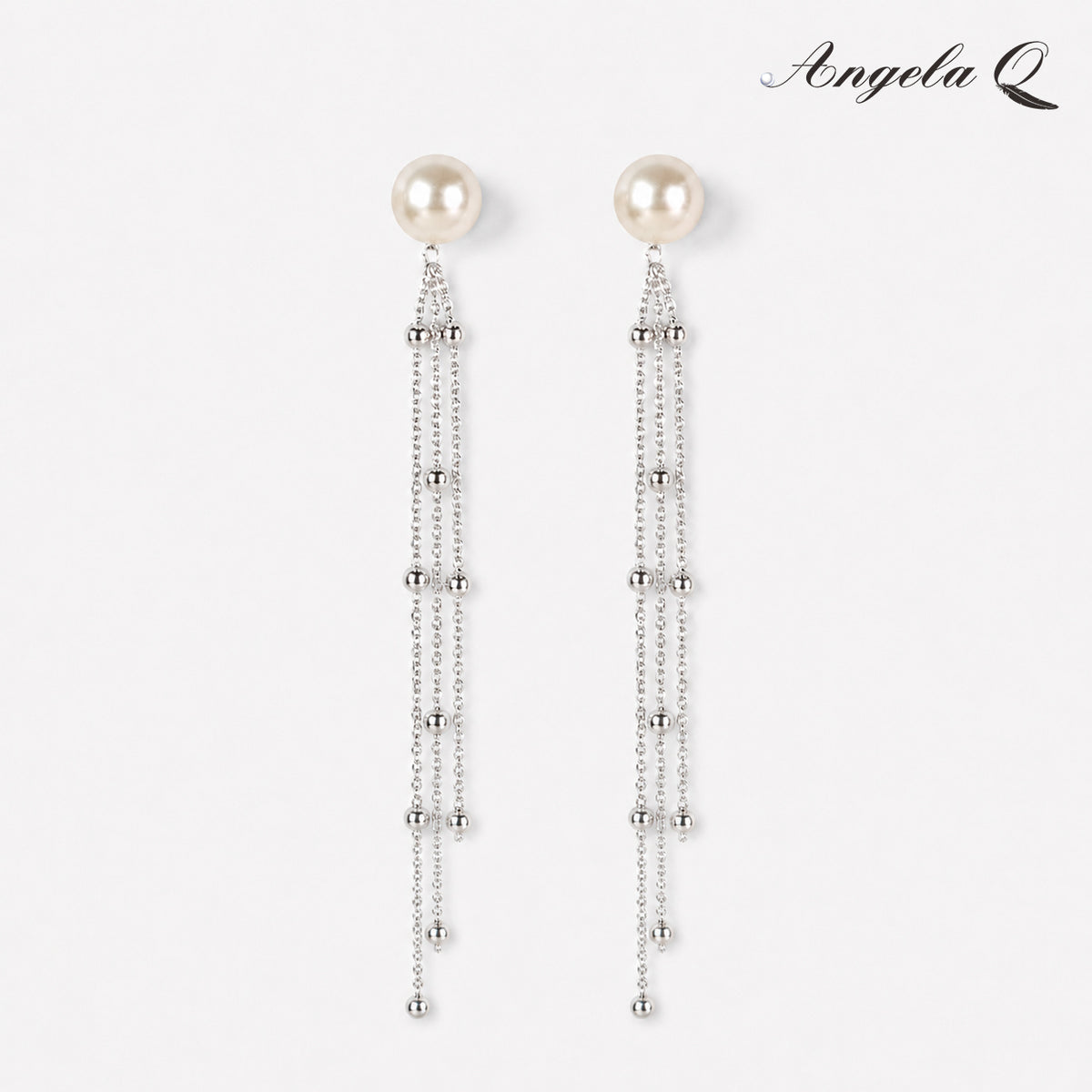 PACIFICA - PEARL FRINGE DROP EARRINGS