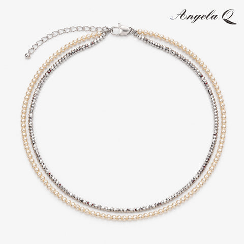 MONTECITO - DOUBLE STRAND PEARL CHOKER