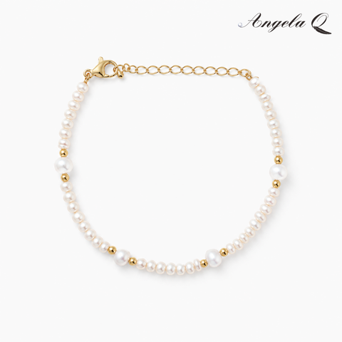 SANTA BARBARA - DAINTY PEARL BRACELET