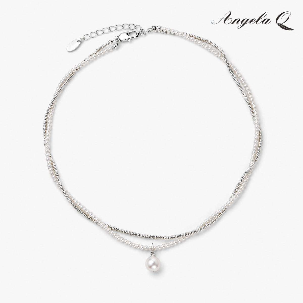 CARMEL - TEARDROP PEARL NECKLACE