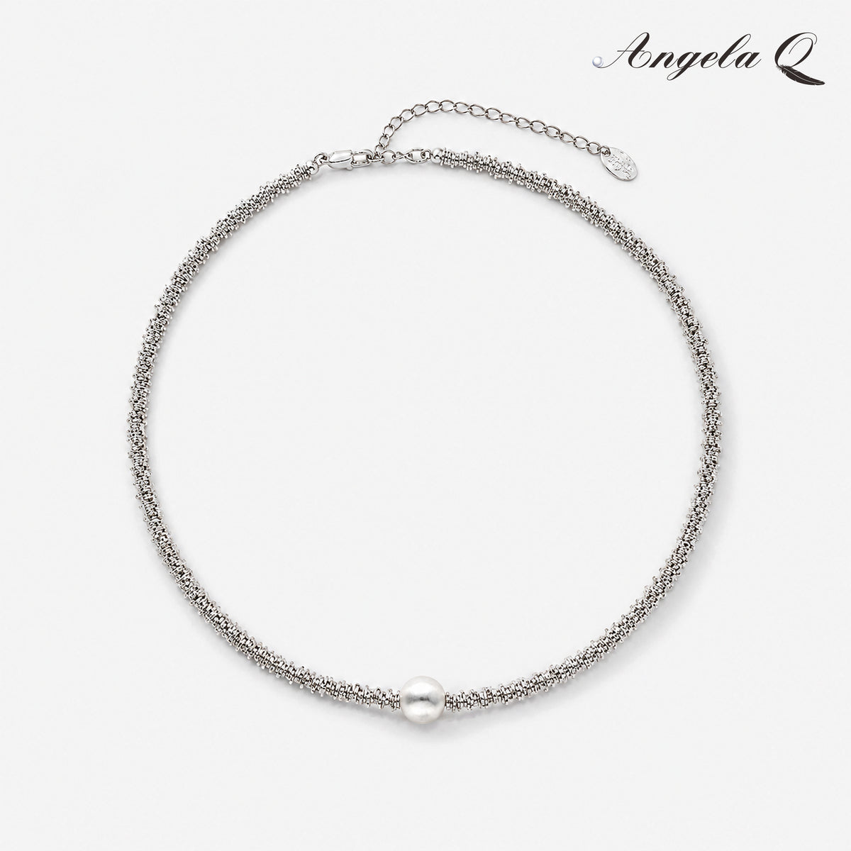 PALISADES - SILVER ROPE CHOKER