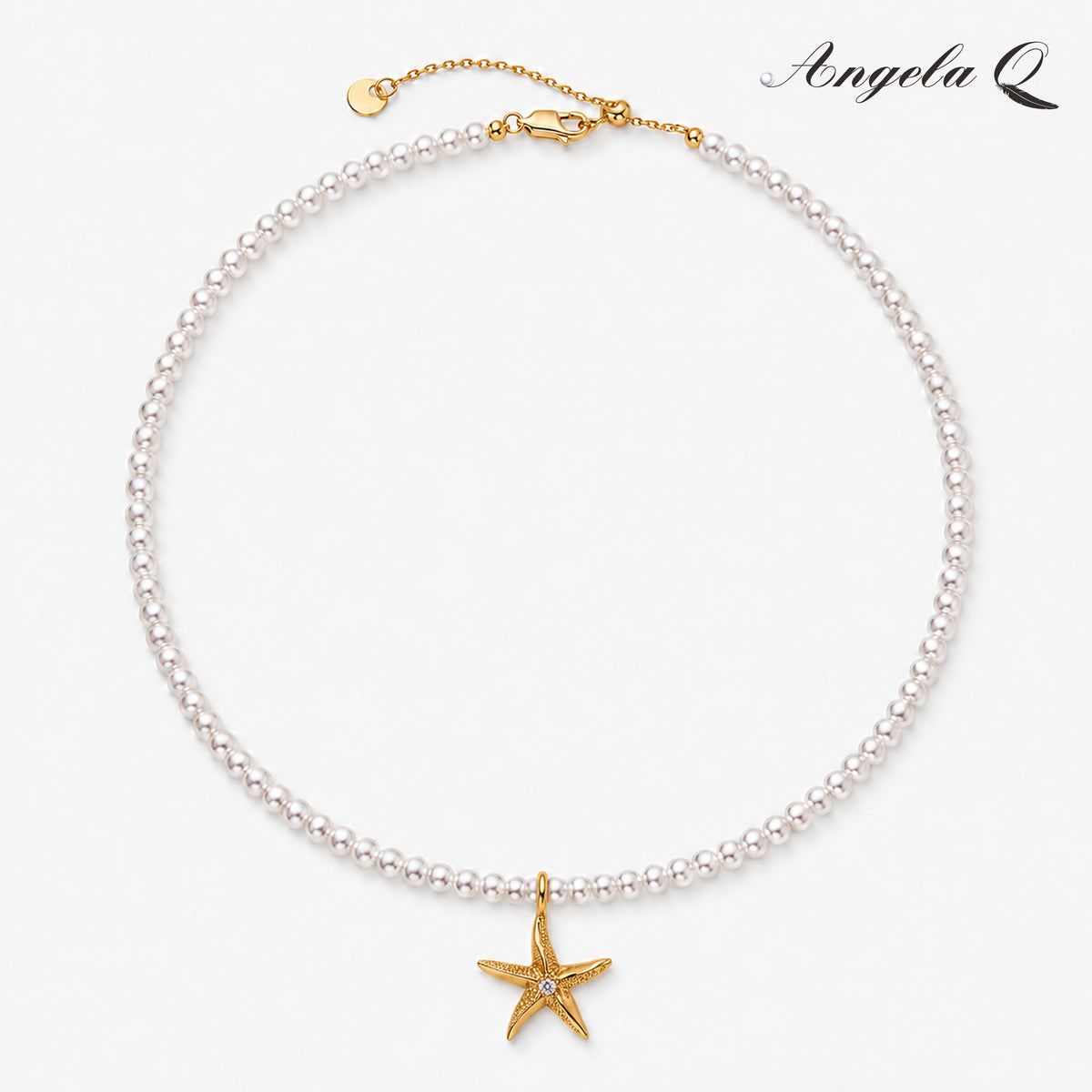 VENICE STAR - PEARL CHOKER NECKLACE