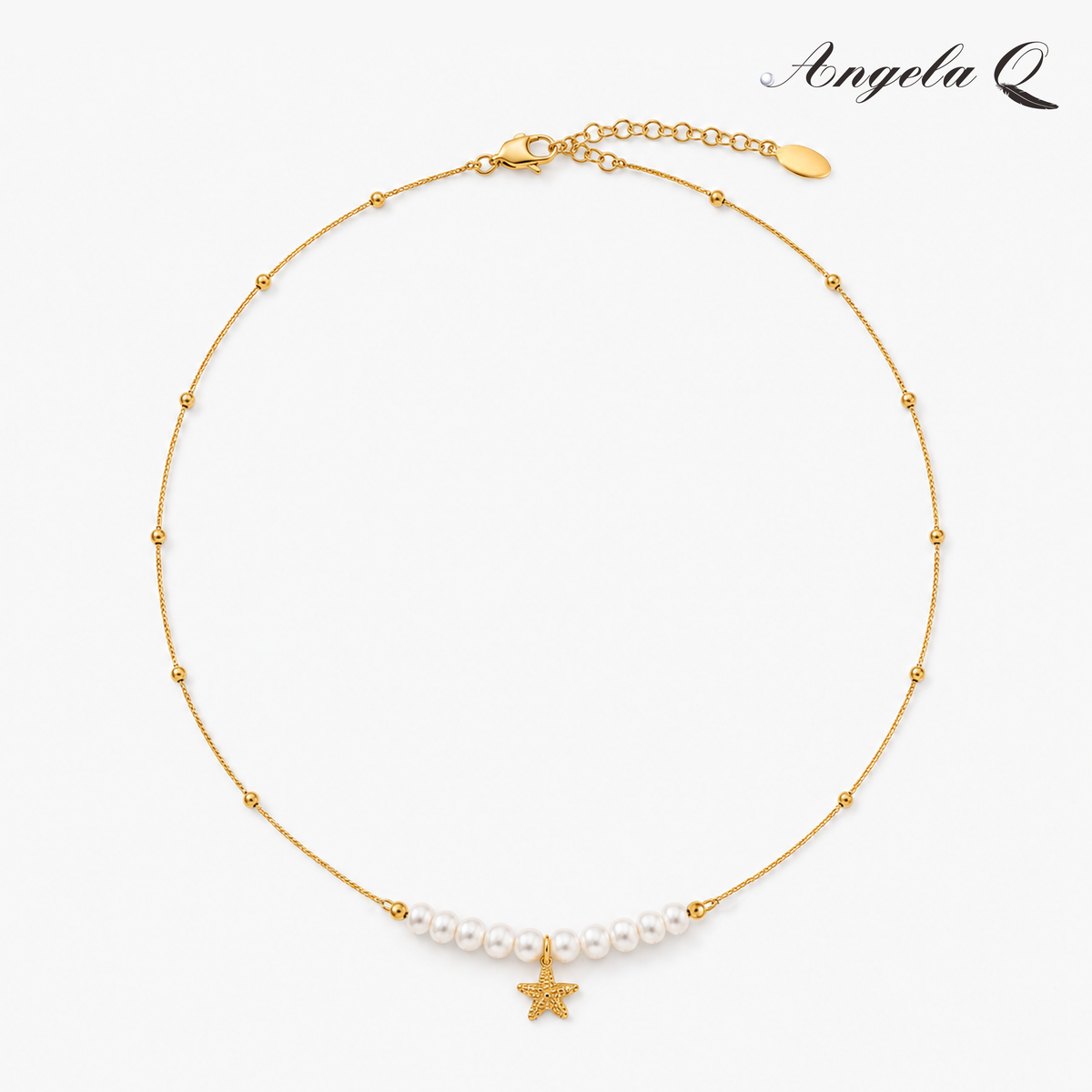 CAPRI - LAPIS AND PEARL NECKLACE