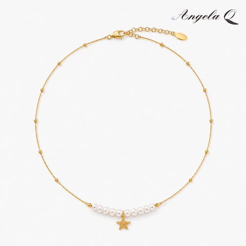 CAPRI - LAPIS AND PEARL NECKLACE