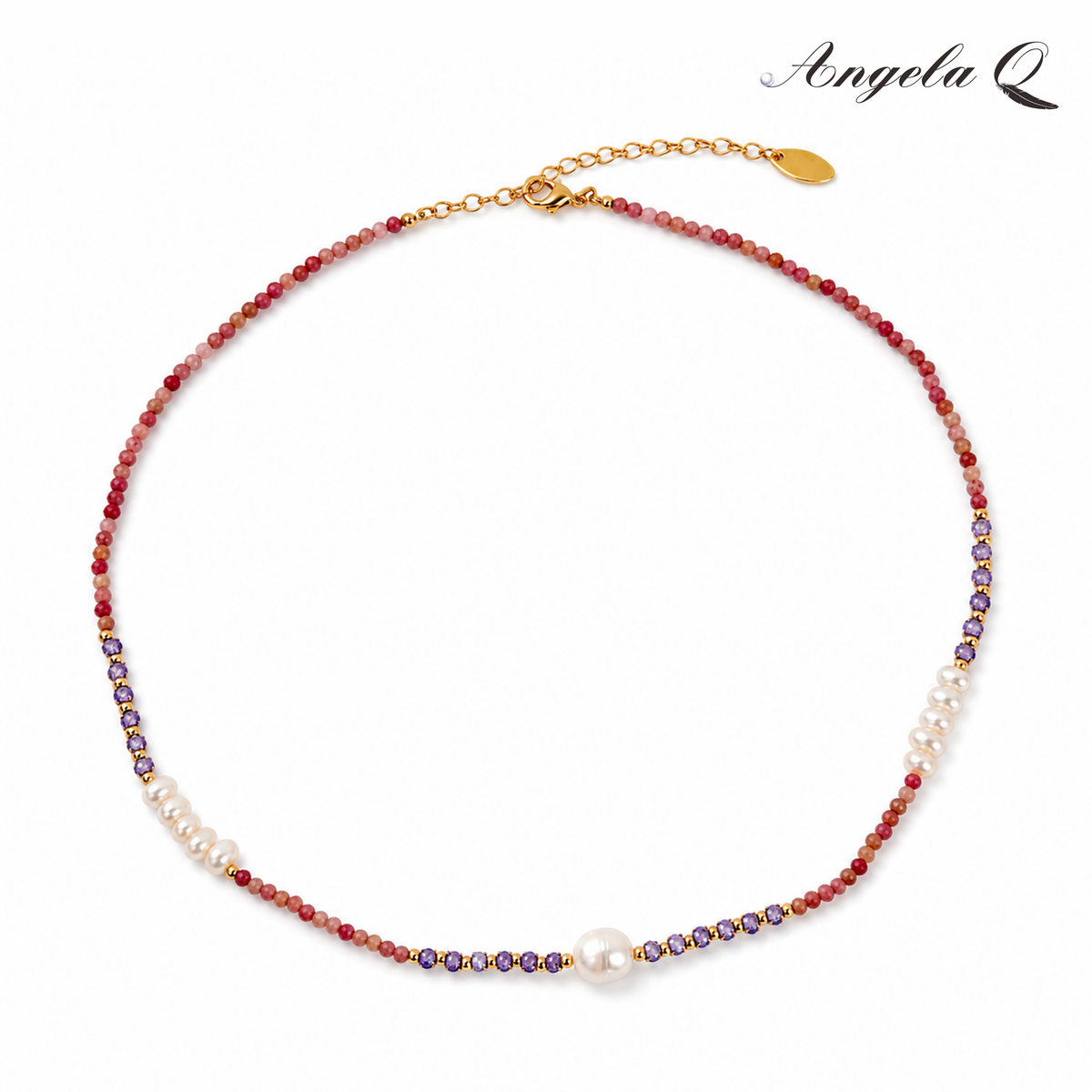 PACIFICA - PEARL STAR CHARM NECKLACE