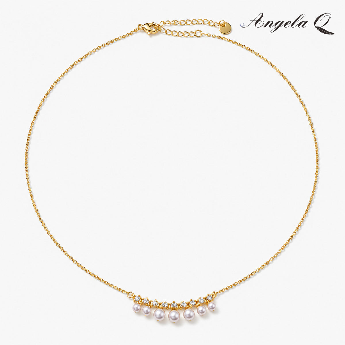 CATALINA - PEARL FRINGE NECKLACE