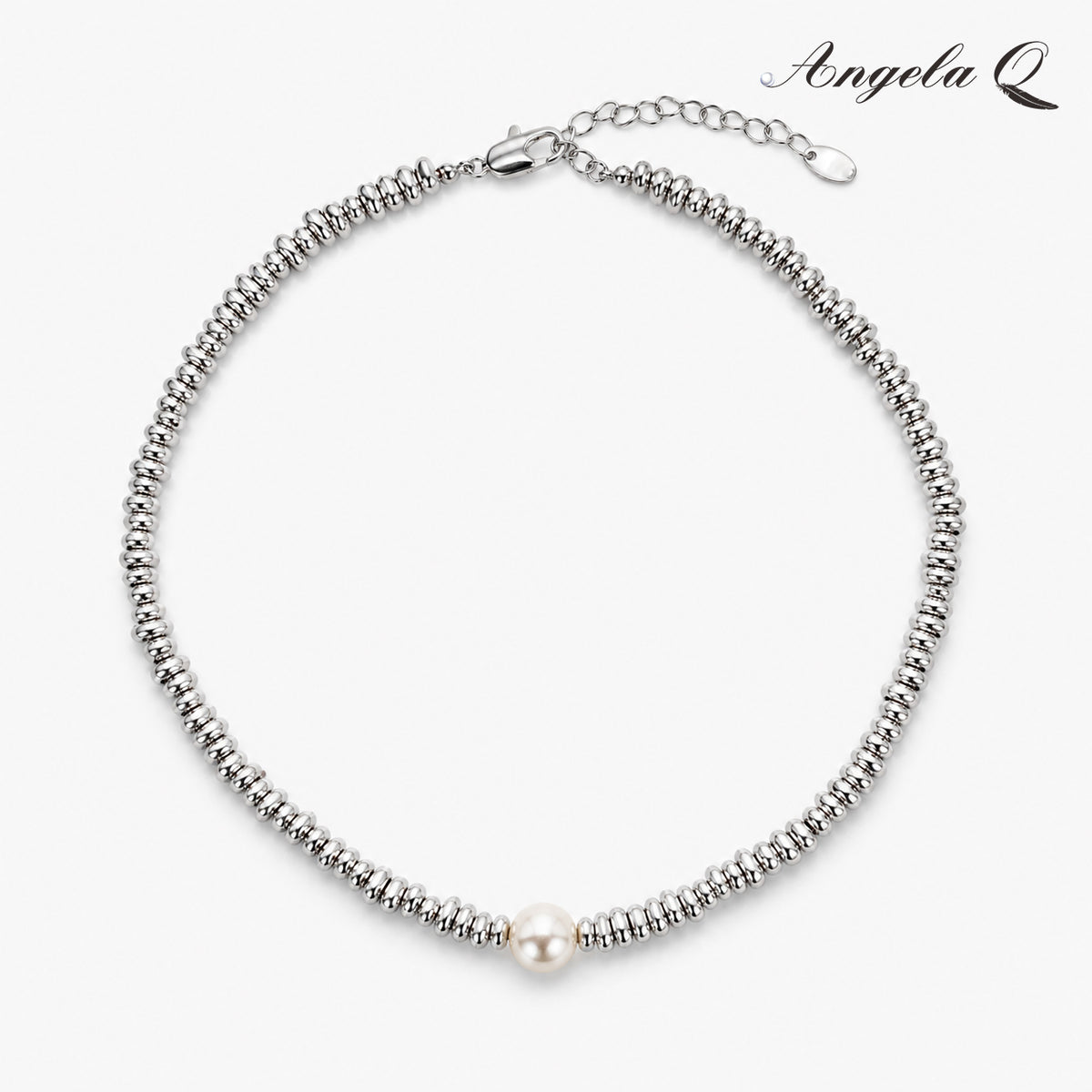 PALISADES - SILVER ROPE CHOKER