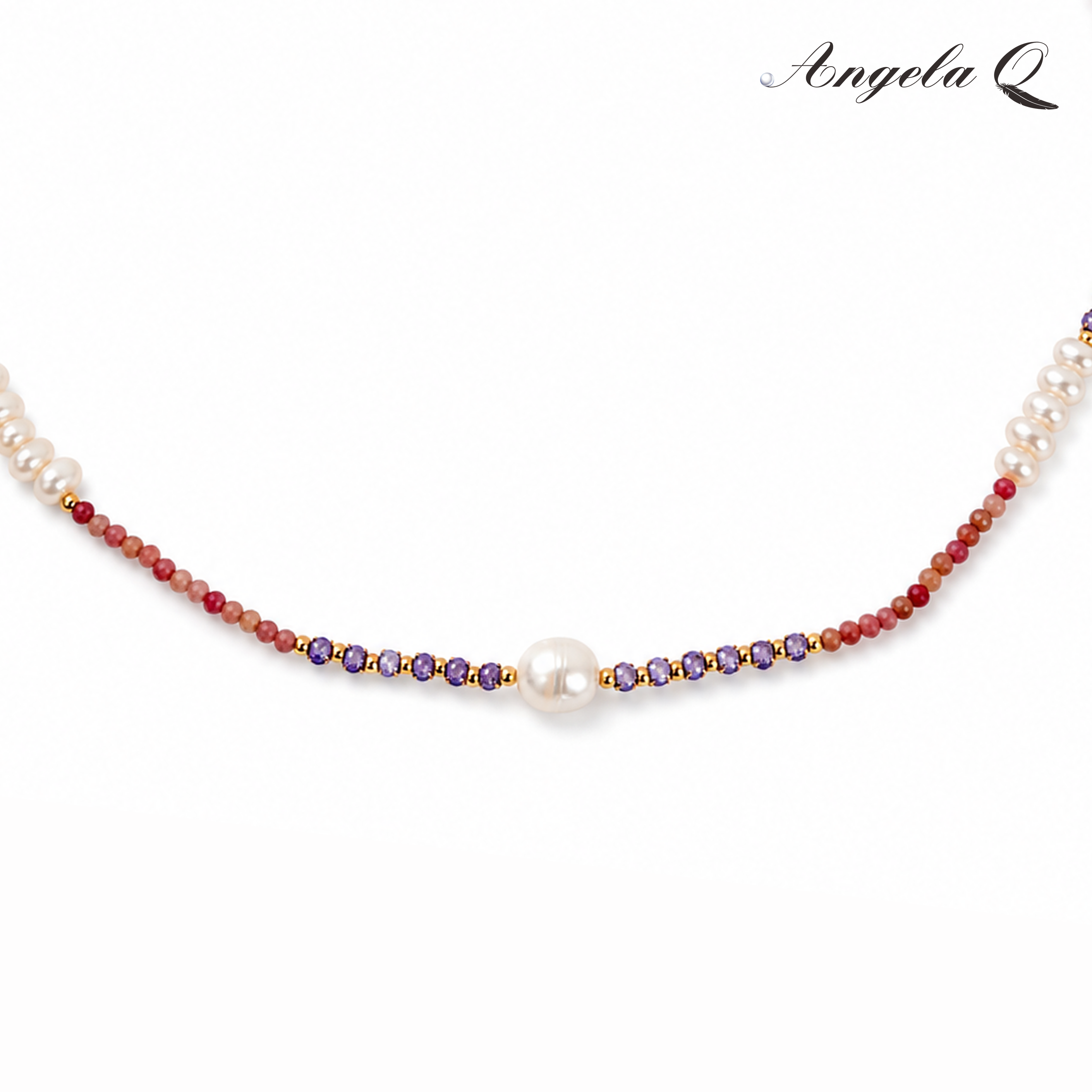 PACIFICA - PEARL STAR CHARM NECKLACE
