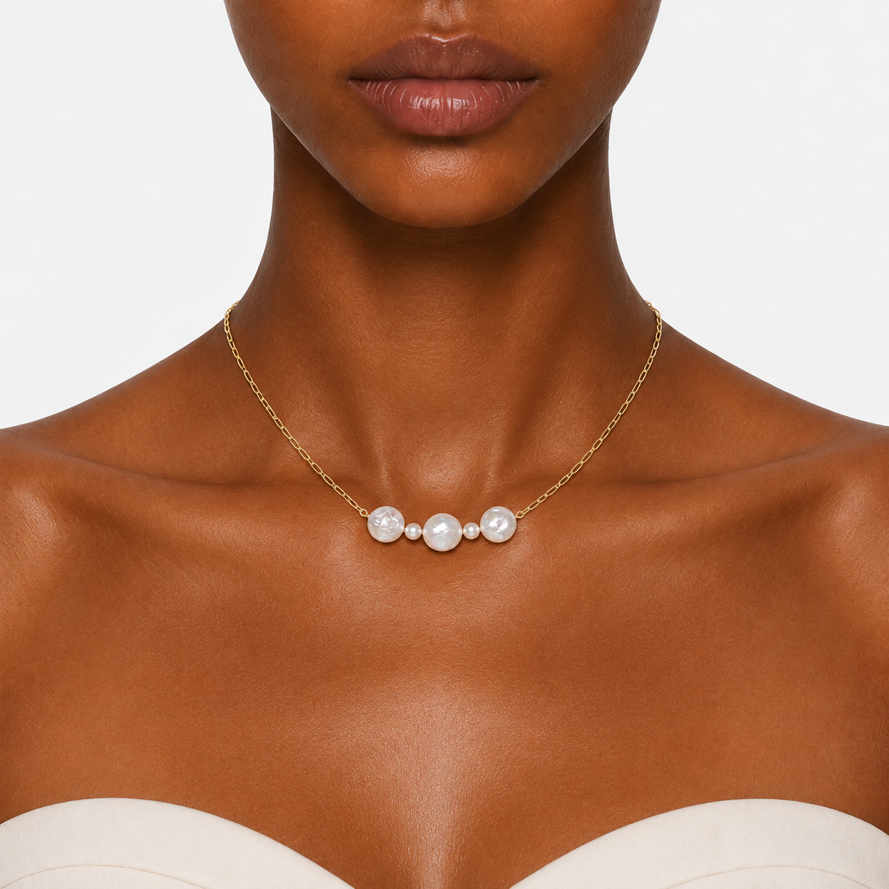Decorative Artificial Gemstone Necklace with Necklace Chain