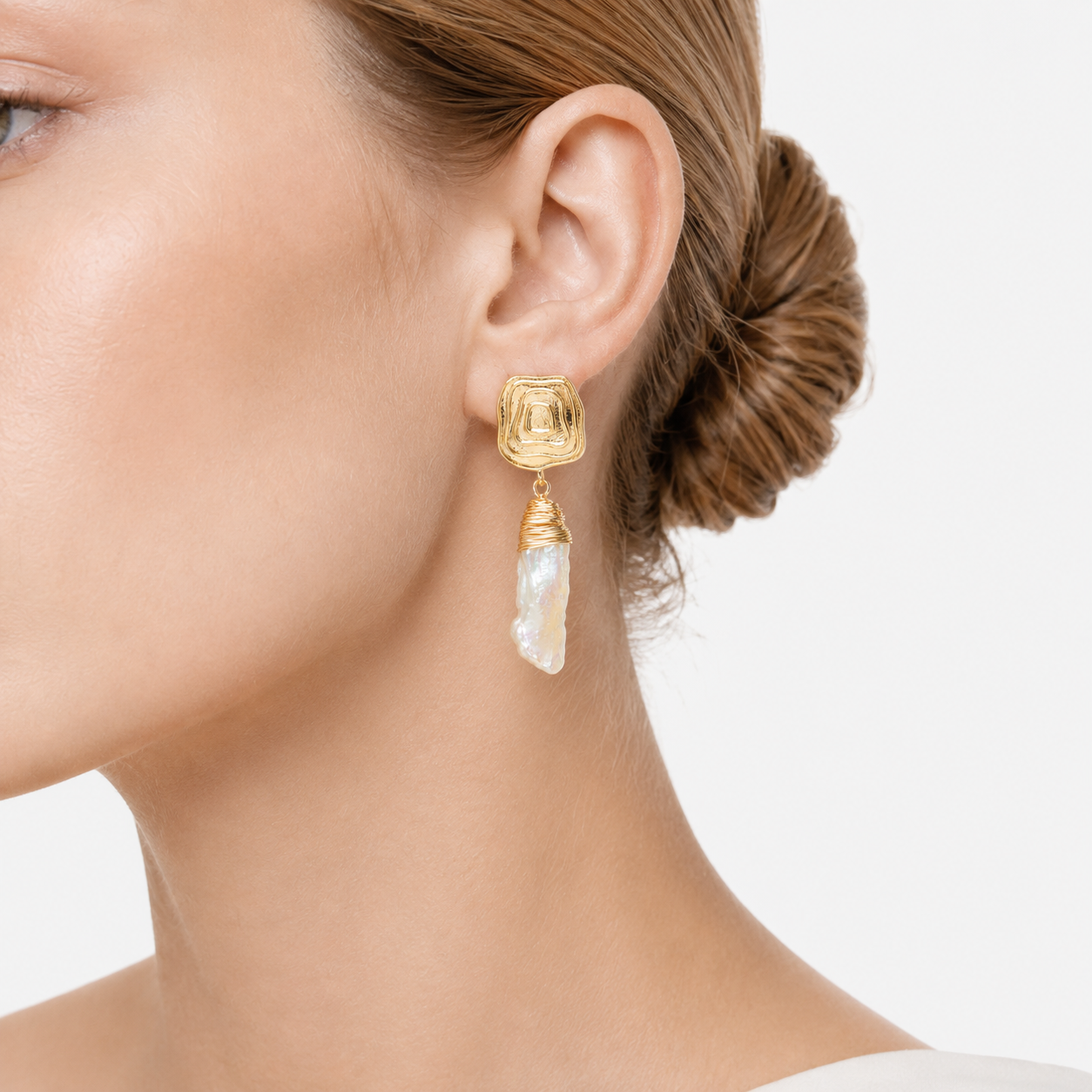 MONTECITO BAROQUE PEARL DROP EARRINGS