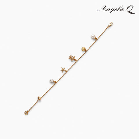 LAGUNA TIDE - COASTAL PEARL CHARM BRACELET