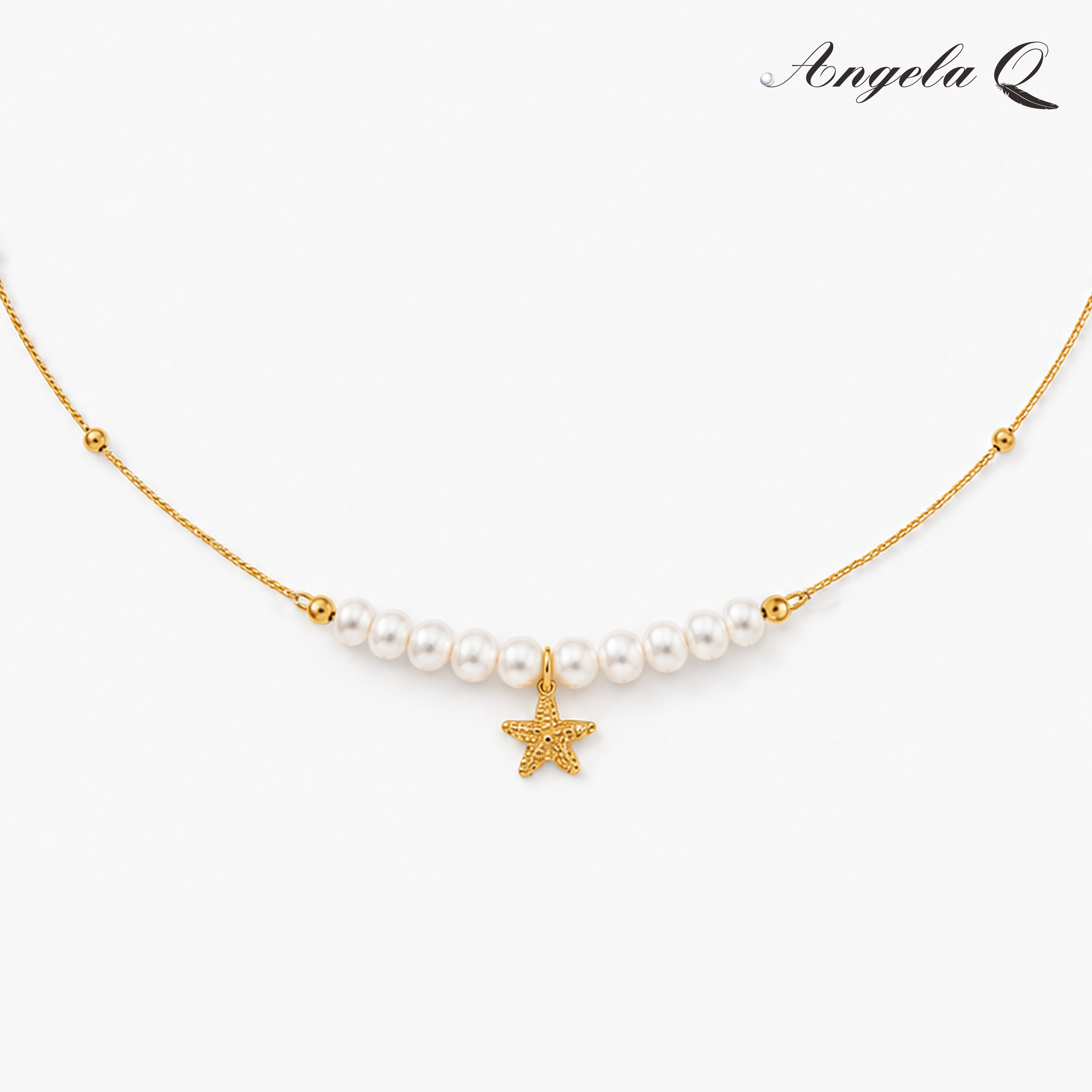 CAPRI - LAPIS AND PEARL NECKLACE