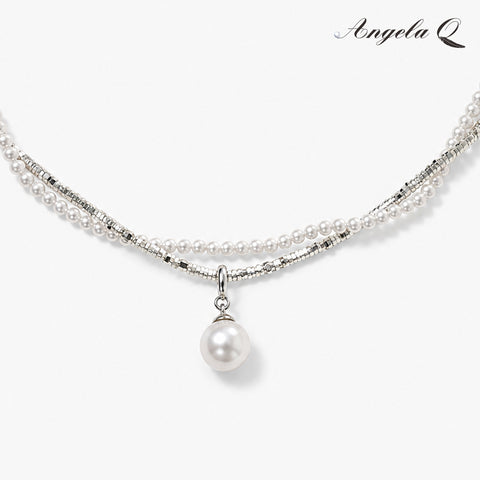 CARMEL - TEARDROP PEARL NECKLACE
