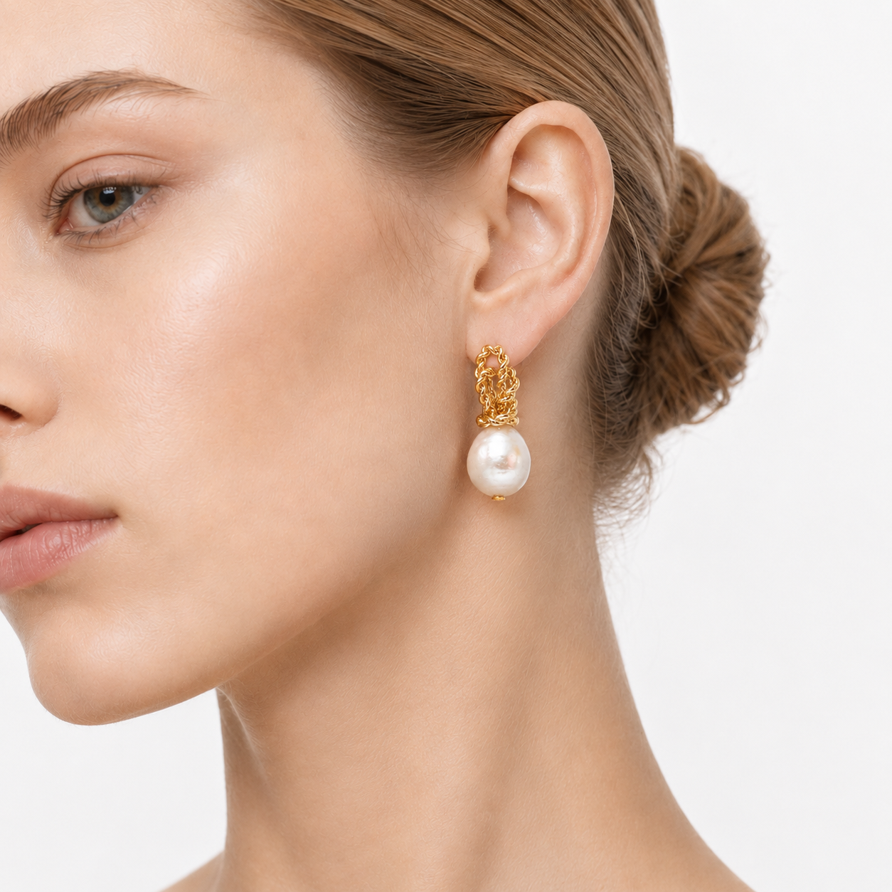 NEWPORT PEARL ROPE DROP EARRINGS-400064N