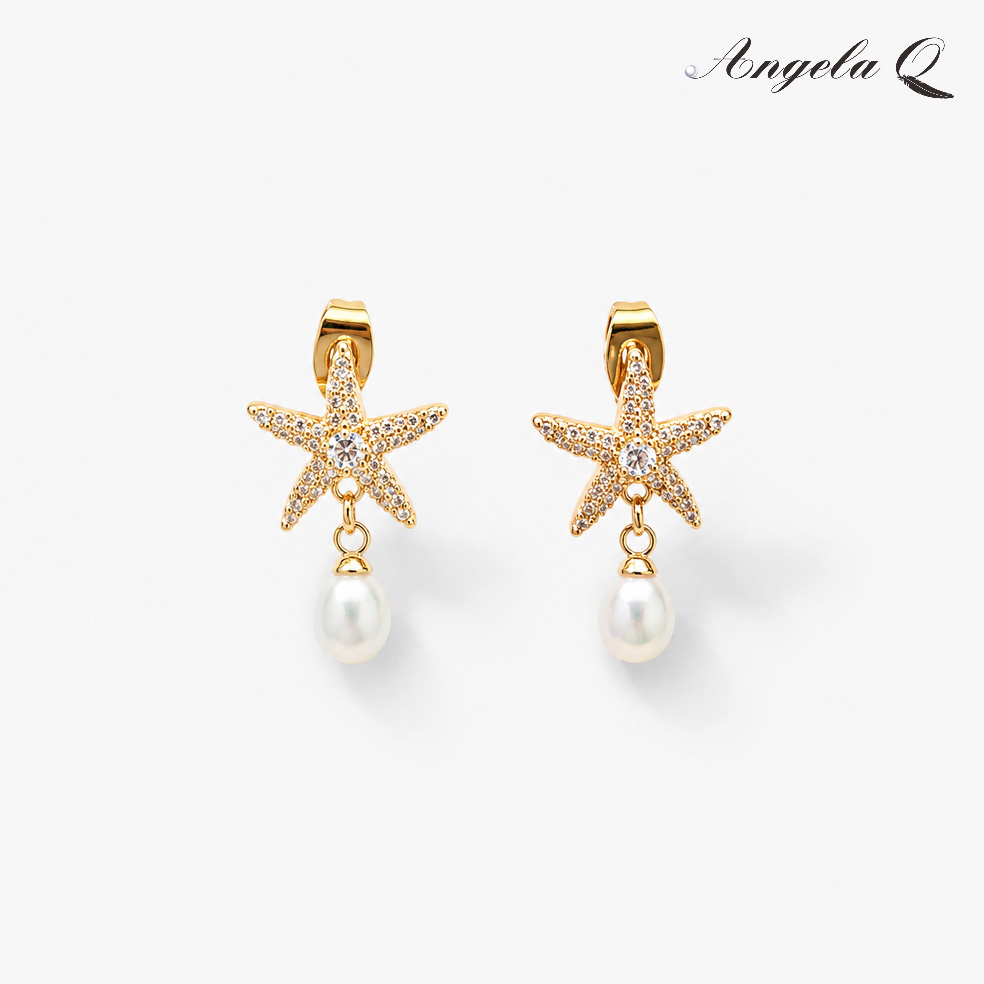 LAGUNA STARFISH - PEARL DROP EARRINGS