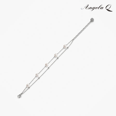 PACIFICA - DOUBLE STRAND PEARL BRACELET