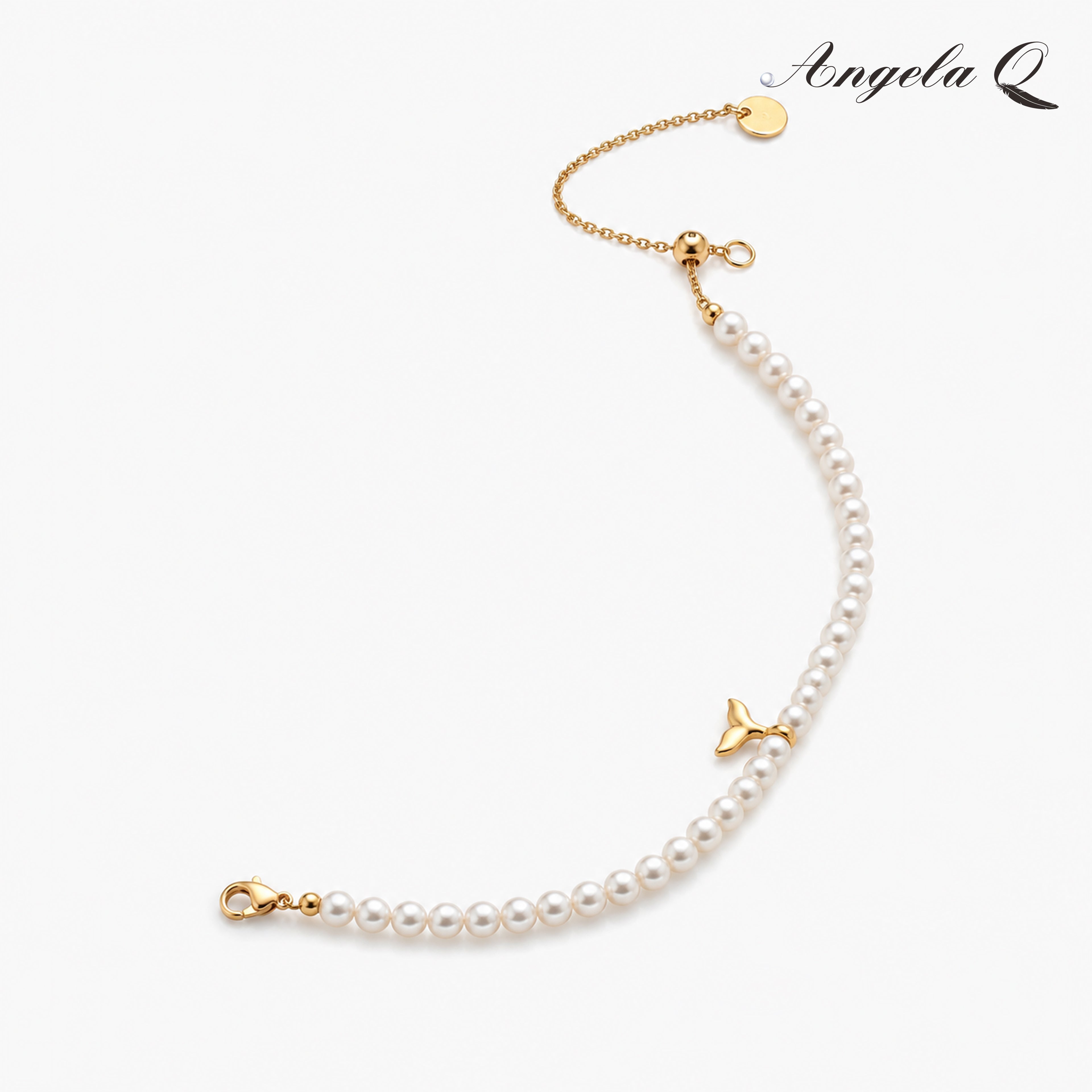 HONEY COVE - PEARL BEE CHARM BRACELET