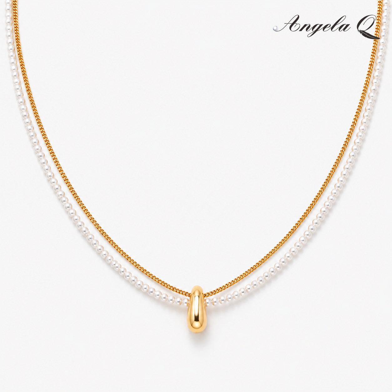 MALIBU KNOT - DOUBLE STRAND NECKLACE