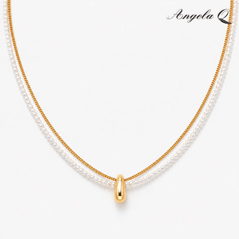 MALIBU KNOT - DOUBLE STRAND NECKLACE