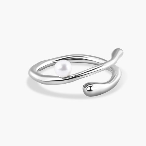 TIANA TWIST PEARL RING